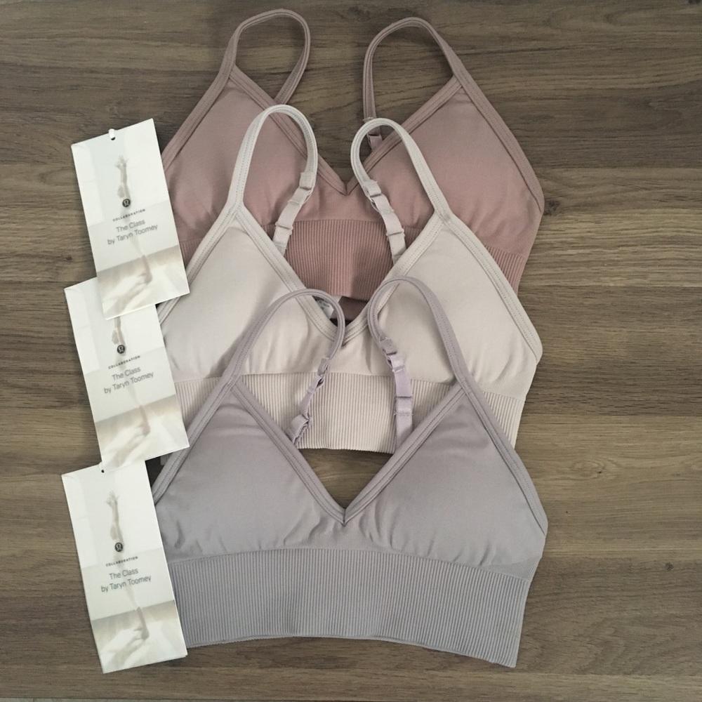 Lululemon Taryn Toomey Awakening Sport Bra Chrome